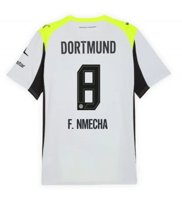 Borussia Dortmund Felix Nmecha #8 Replika Udebanetrøje 2025-26 Kortærmet
